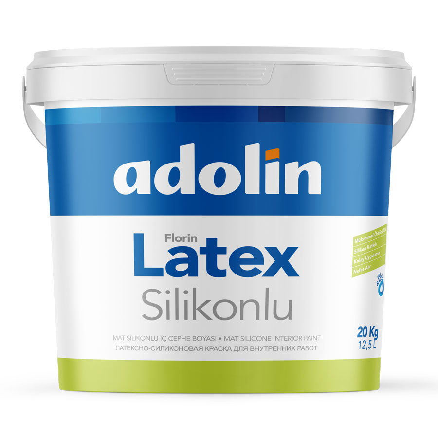 Adolin Emulsion Wall Paint, Florin Latex Silicone Interior 6.2Ltr