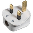 EliteElegance-3Pin Plug Top 13Amp White W20