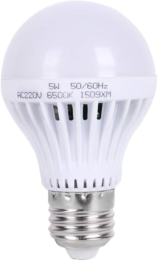 Led Bulb E27 Sound Sensor - 5W, 50*114mm (Daylight) (AC100-240V)