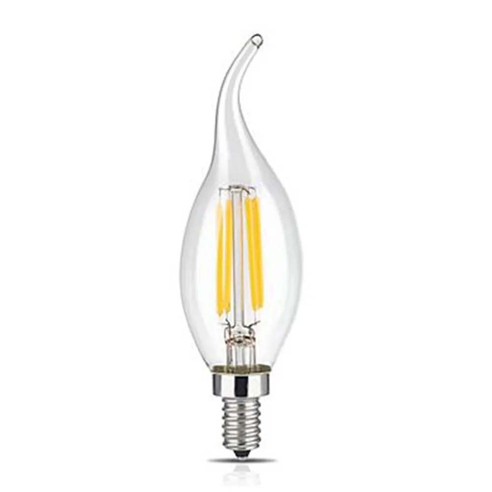 Led Filament Candle Bulb E14 - 4W, 35*117mm (AC220-240V)