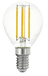 Led Bulb Round Filament Clear E14 - 4w, 45*77mm (AC220-240V)