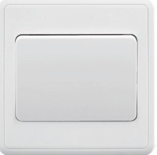 EliteElegance-Switch FC301W - 1 Gang 1 Way (Big Button), White