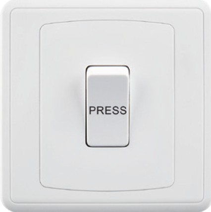EliteElegance-Bell Switch FC316 - 1 Gang, White