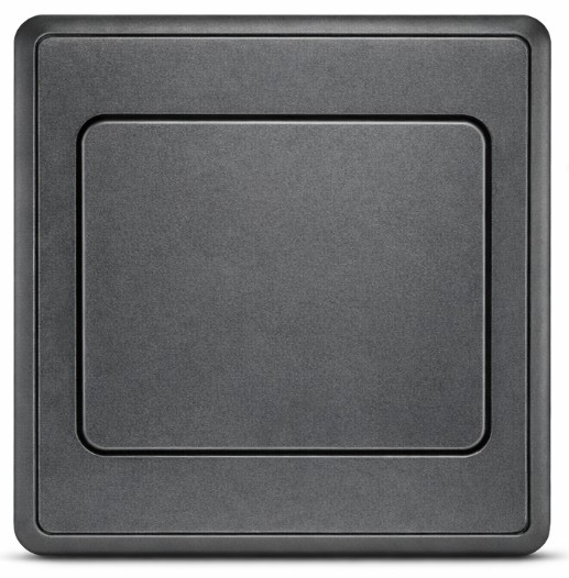 EliteElegance-Blank Plate FC401SH - 1 Gang, Gray