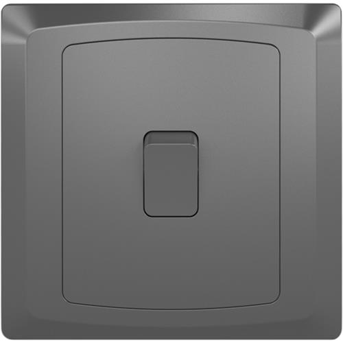 EliteElegance-Plate Switch FC302BK - 1 Gang 2 Way, Black 