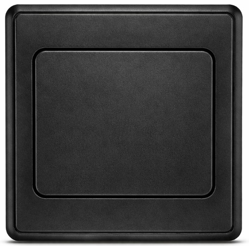 EliteElegance-Blank Plate FC401BK - 1 Gang, Black
