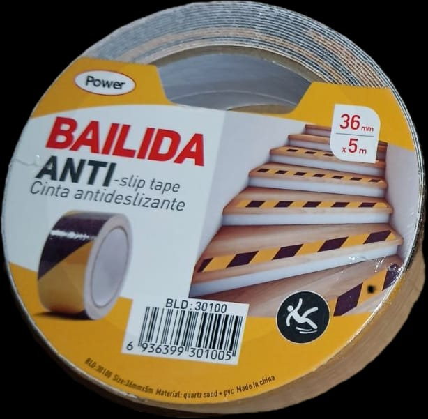 Bailida Anti-Slip Tape, Black/Yellow 36MM x 5M