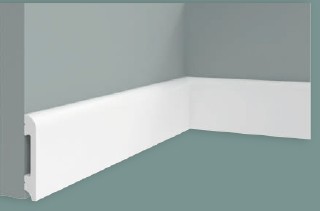 Skirting Board JC1877-W1 290x1.4x8cm Brand: INTCO