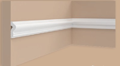 Wall Moulding JX60-W 290x1.6x4.3cm Brand: INTCO