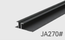 Aluminum Wall Panel Trims 2.9MX5MM AL270, Waistline - INTCO