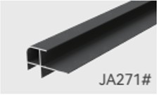 Aluminum Wall Panel Trims 2.9MX5MM AL271, Positive Angle - INTCO