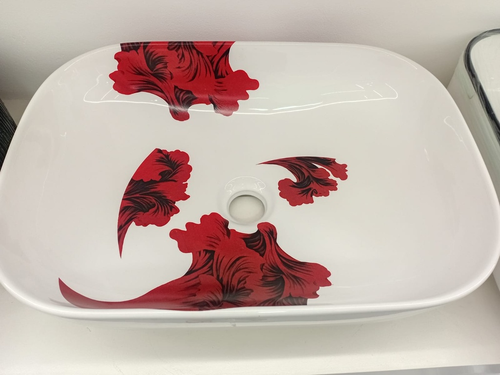 Wash Basin Floral 450 x 320MM 