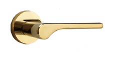 Door Handle A08-365, Polished Brass Finish 