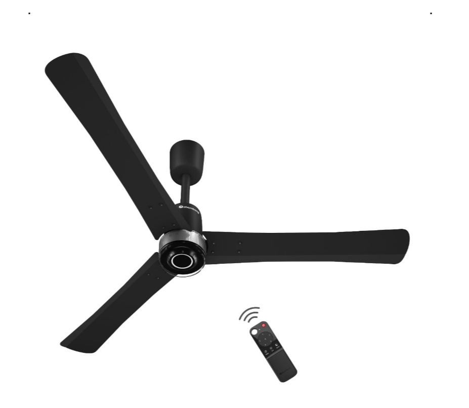 Atomberg Renesa Elite Ceiling Fan Sweep Size:1200MM Midnight Black, FG0637