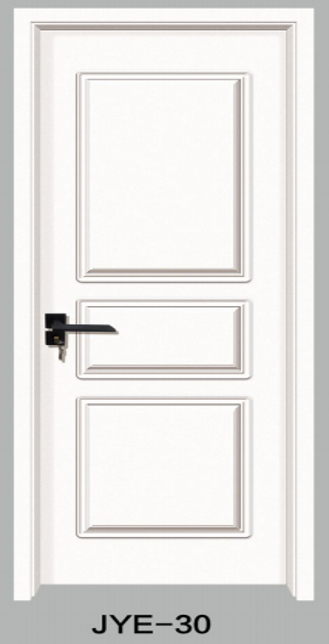 WPC Door - Bright Moon White, Door Size: 800*2100*45, Frame Size: 140*2200 ( CODE: 2)