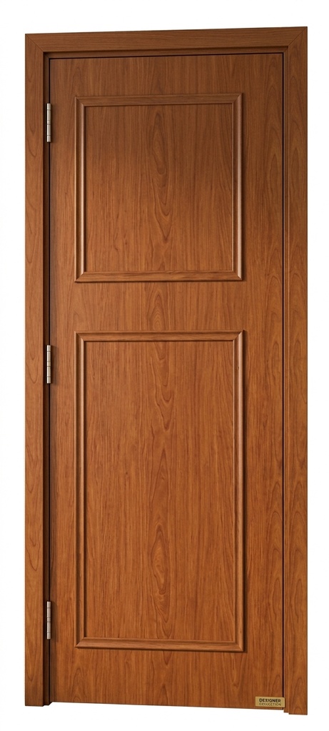 WPC Door - Yellow Maple, Door Size: 800*2100*45, Frame Size: 140*22 ( CODE: 4)