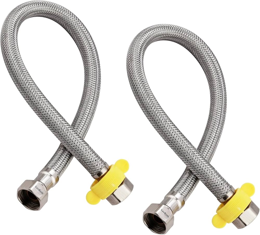 Braided Hose Connection SUS304, 24" x 60CM