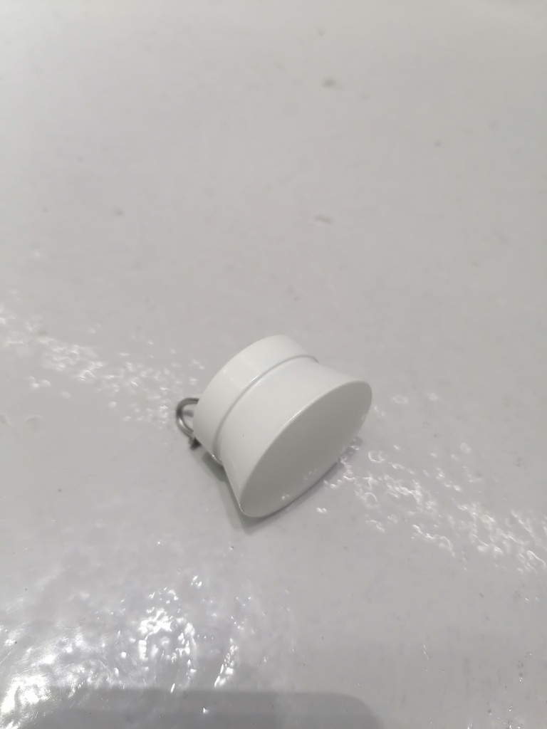 Curtain Rod End Cap White