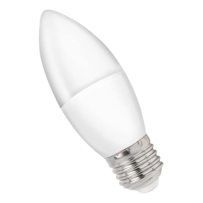 Led Candle Light Bulb 7W 6500K/E27, AC165-265V 50/60Hz