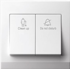 Switch Clean Up & Do Not Disturb 2 Gang 2 Way