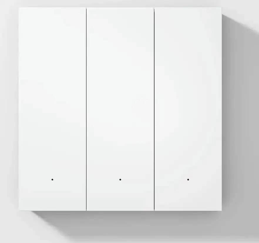 EliteElegance - Smart Wifi Light Switch S113W - 3 Gang , White 
