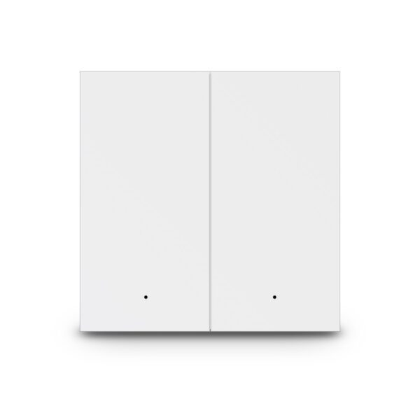 EliteElegance - Smart Wifi Light Switch S112W - 2 Gang , White 
