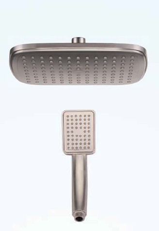 Shower Head Set YSB317+YSB148(Ni), 255x 195+90x65MM ( Overhead & Handheld )