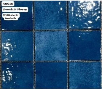 Range - Glazed Vitrified/Porcelain Tiles 306 x 306 MM, Glossy (Pool tile)