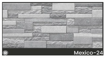 Range - Ceramic Glazed Wall Tiles, Mexico-24, 30X60CM, Hard Matt Finnish