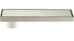 Bathroom Floor Drainer - Nickel Brushed Plated 10 x 120CM ( Side Hole )