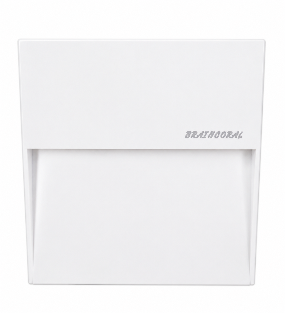 Foot Light - No Sensor, AC220V/50HZ,  Power 0.8W, White MRT203-M70  8RMB  86X89X30mm