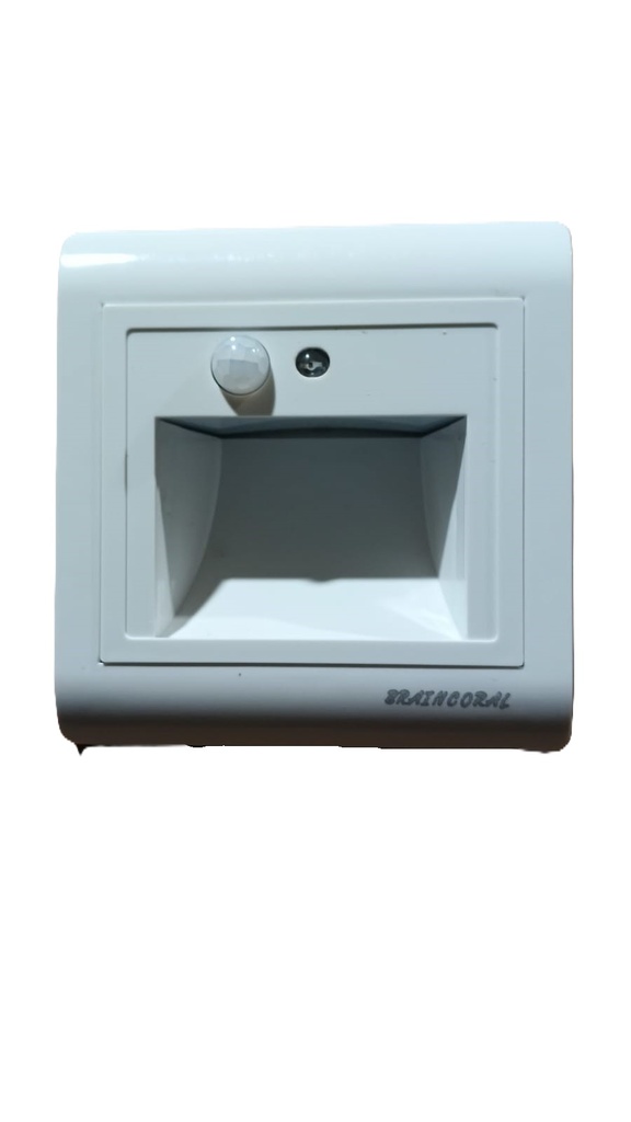 Foot Light - With Sensorr, AC220V/50HZ,  Power 0.8W, White MRT203-M20G 86X89mm 17RMB