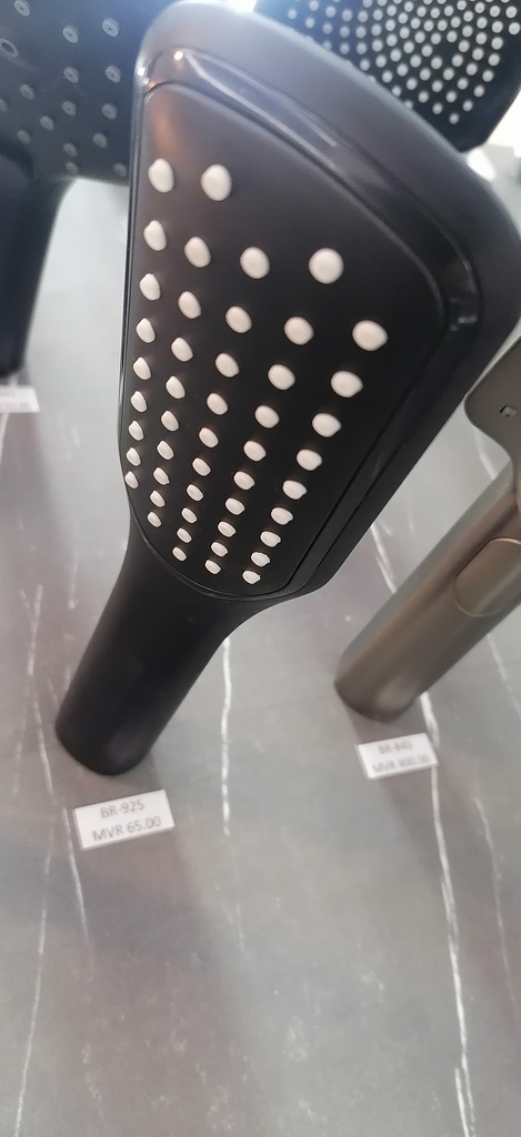 Hand shower, ZD3210B, black without chrome edge