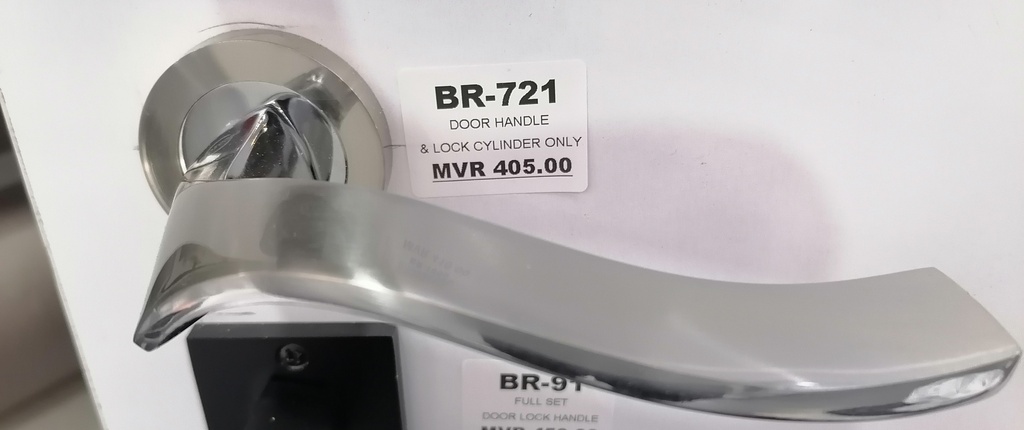 Door Lock - Silver - Red Ecore
