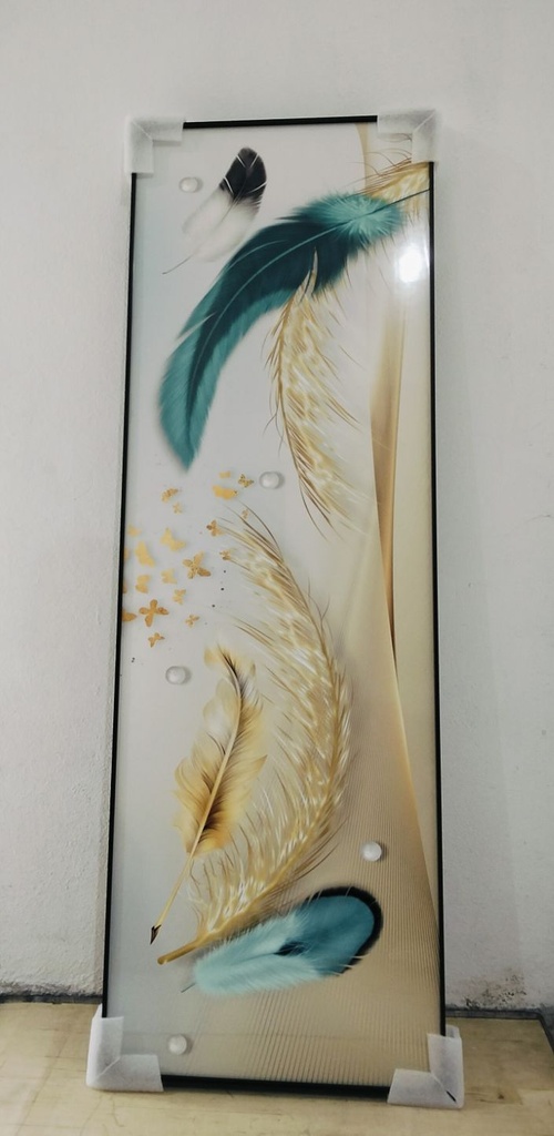 Painting Canvas - Aluminum Frame + Glass Surface, PRO-356 150*50