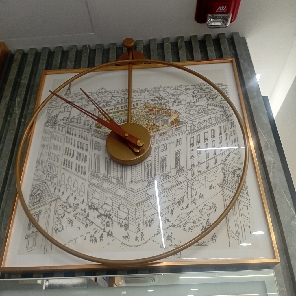 50x50cm size picture + DIA 50cm clock