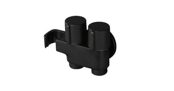 Shower Bracket Material :Brass - 80771B Black