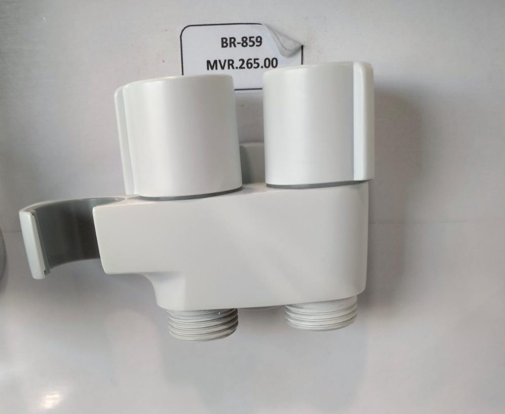 Shower Bracket Material Brass - 80771W White