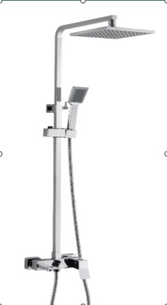 Shower Set - 3-function - Chrome