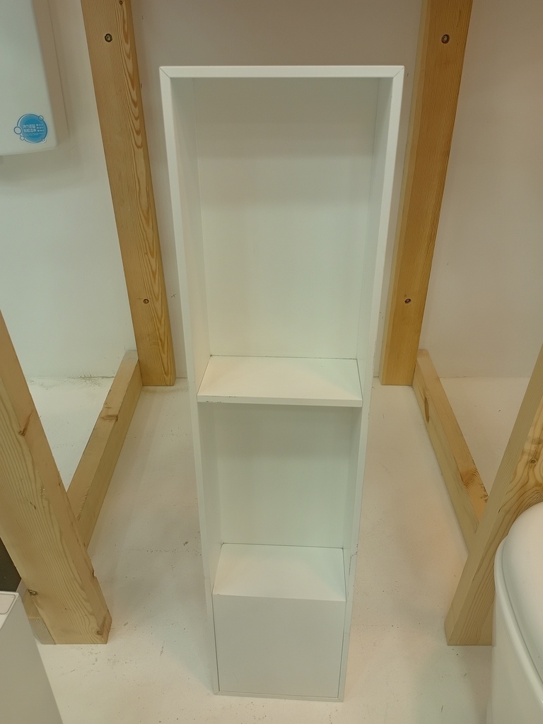 Shower Niche with Shelf -Matt White - 8364-2MW 20x90cm