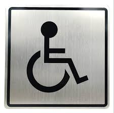 Handicapped Sign 201SS Material