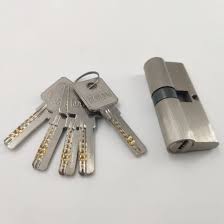 Door lock - A-70# Brass, 35+35MM With 5 Keys