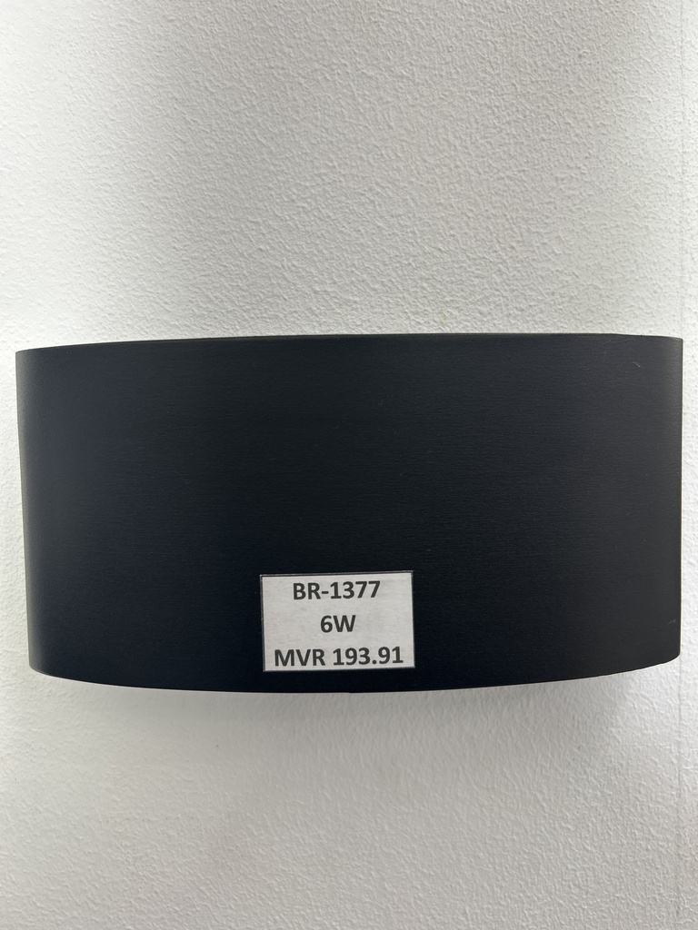 Outdoor light 1042-6#, 6W, 4000K, AC85-265V, Aluminium+PS lens, 170*80*40mm, Black