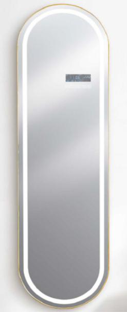 Oval Bluetooth Mirror With Led Light 220V LK-60180, W600*H1800*D40MM