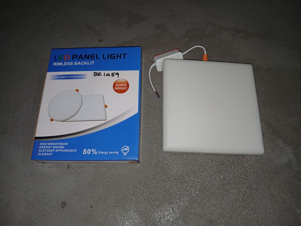 Ceiling Light - Square, Power: 24, 170*170mm, 165-265V, White, WSA05DAL0026