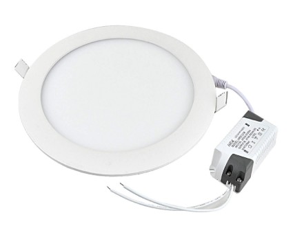 Slim Round Panel, LED, 6500K, 18W, 220mm long