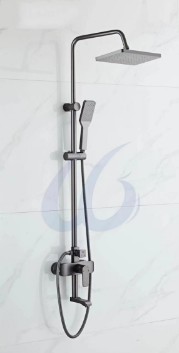 Shower Set 10022A Grey, 3-Functions