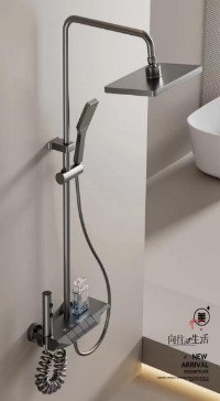 Shower Set 4109 Grey, 4-Functions