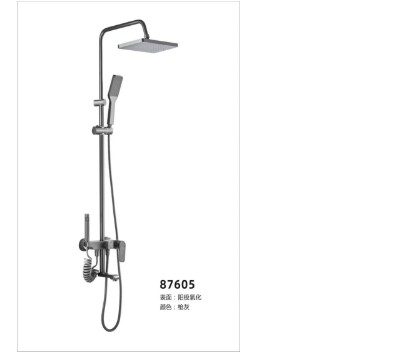 Shower Set 87605 Grey, 4-Functions
