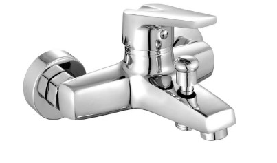 Bathtub Shower Faucet 1301, Chrome 2-Functions Brass Bath Mixer